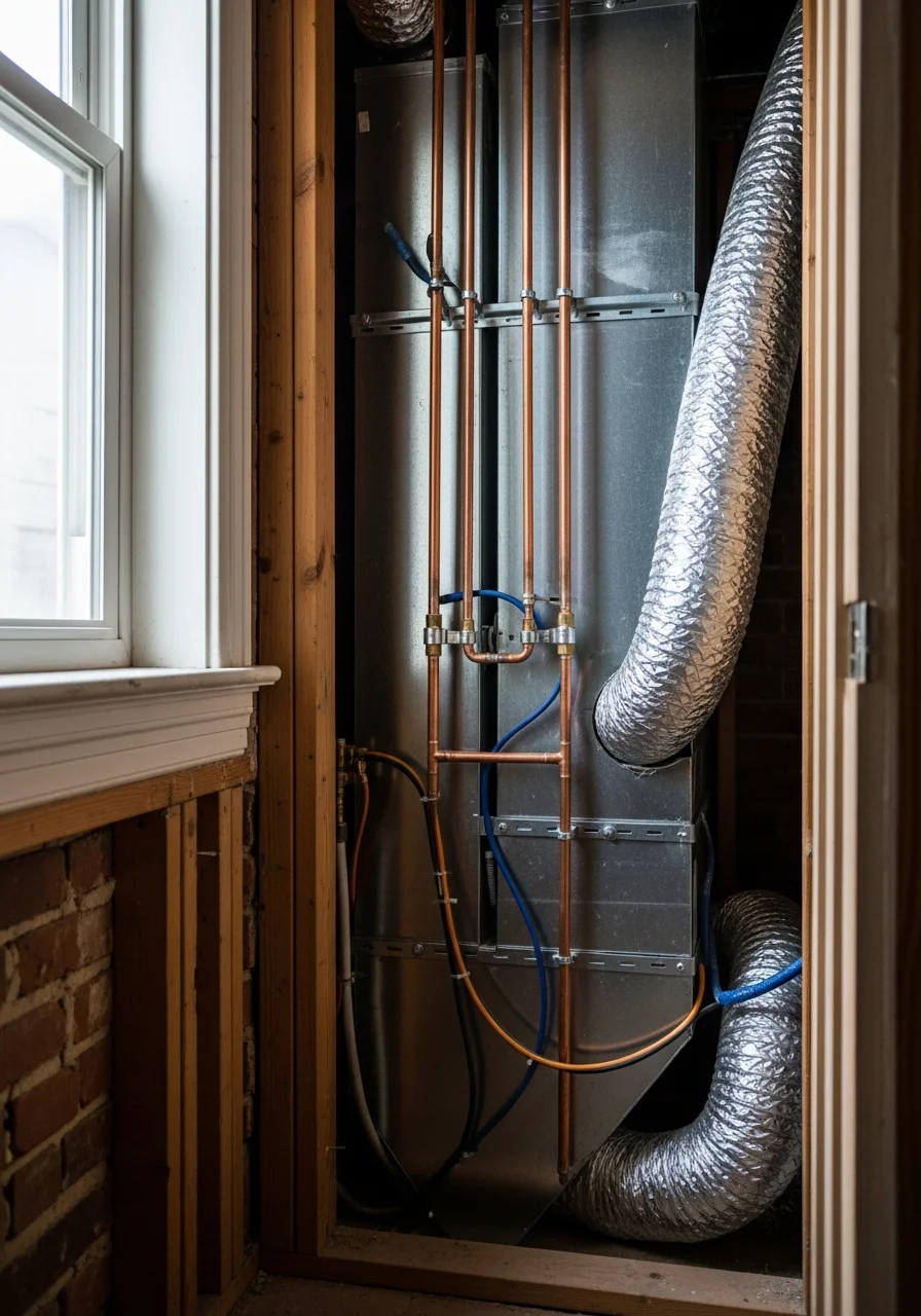 Close-up of professional workmanship on a San Francisco property, demonstrating precision in a tight urban environment.